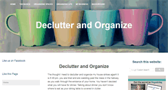 Desktop Screenshot of declutter-and-organize.com